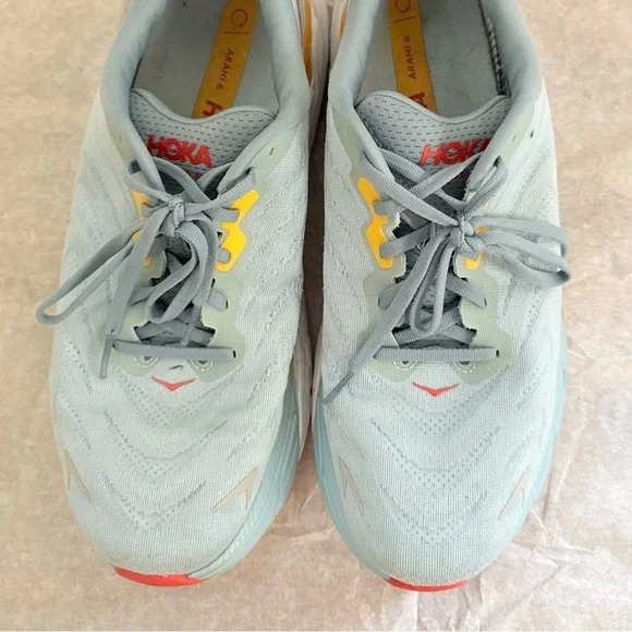 Hoka Men’s One One Hoka Arahi 6 Summer Song Mountain Spring 1123194 Size 10.5 W - Picture 6 of 8